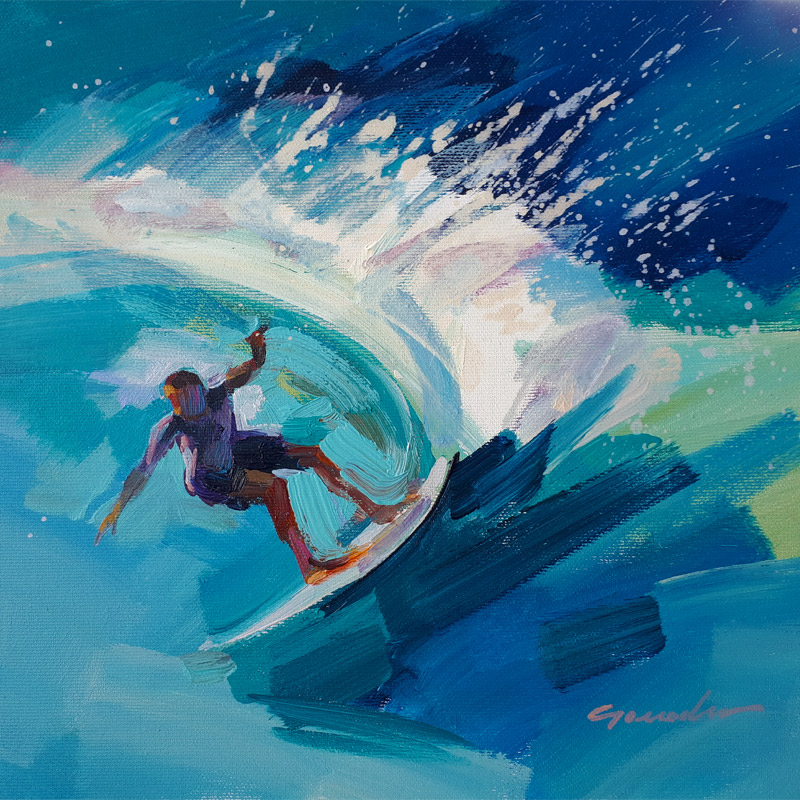 Surf Painting by Gull G - Pixels
