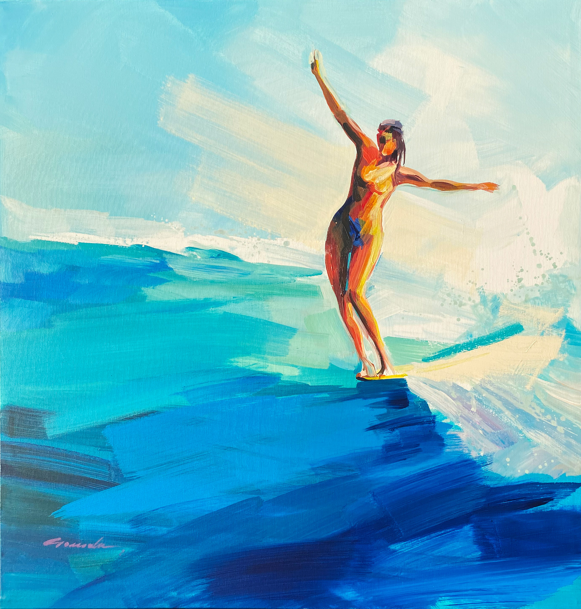 Surf Painting by Gull G - Pixels